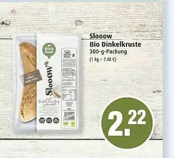 Markant Slooow Bio Dinkelkruste Angebot