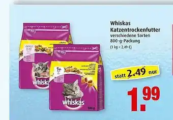 Markant Whiskas Katzentrockenfutter Angebot