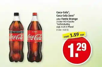 Markant Coca-cola, Coca Cola Zero Oder Fanta Orange Angebot