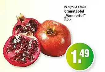 Markant Granatäpfel „wonderful” Angebot