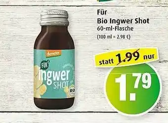 Markant Für Bio Ingwer Shot Angebot