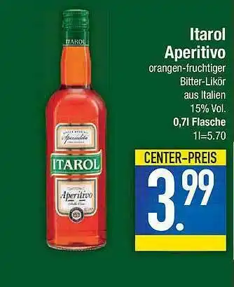 Marktkauf Itarol Aperitivo Angebot