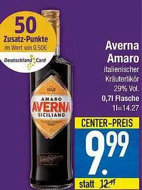 Marktkauf Averna Amaro Angebot