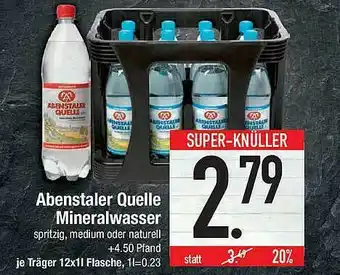 Marktkauf Abenstaler Quelle Mineralwasser Angebot