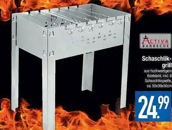 Marktkauf Activia Schaschlik Grill Angebot