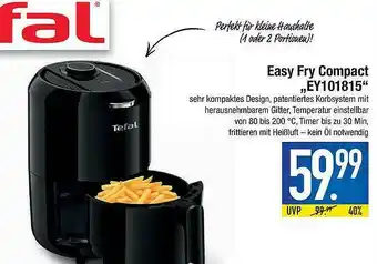 Marktkauf Easy Fry Compact Tefal Ey101815 Angebot