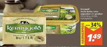 Marktkauf Kerrygold Irische Butter, Extra Ungesalzen Oder Gesalzen Angebot