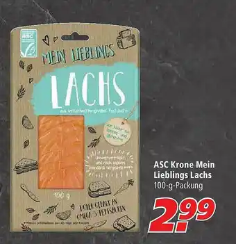 Marktkauf Asc Krone Mein Leiblings Lachs Angebot