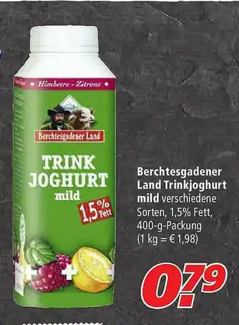 Marktkauf Berchtesgadener Land Trinkjoghurt Mild Angebot