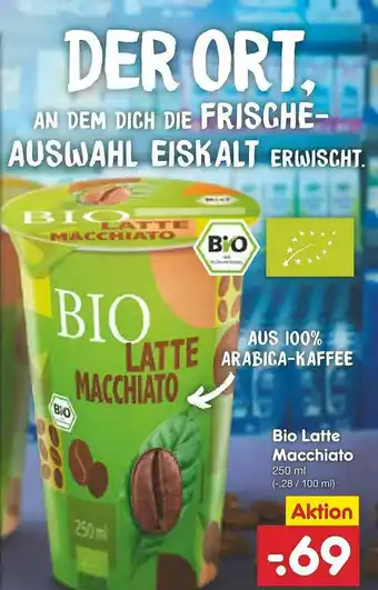 Netto Marken-Discount Bio Latte Macchiato Angebot