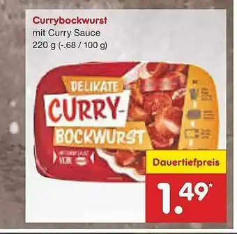 Netto Marken-Discount Currybockwurst Angebot