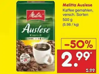 Netto Marken-Discount Melitta Auslese Angebot