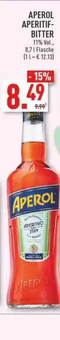 Marktkauf Aperol aperitif bitter Angebot