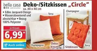 Norma Bella casa deko- sitzkissen circle Angebot