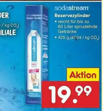 Netto Marken-Discount Sodastream Reservezylinder Angebot