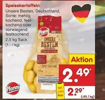 Netto Marken-Discount Speisekartoffeln Pfanni Angebot