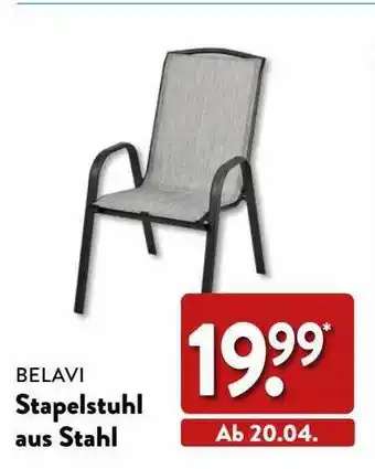 Aldi Nord Belavi stapelstuhl aus stahl Angebot