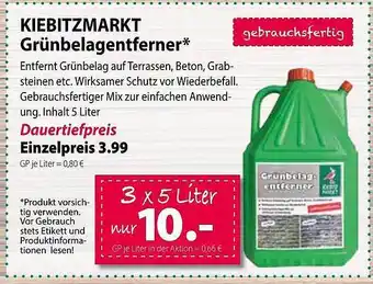 Kiebitzmarkt Grünbelagentferner Angebot