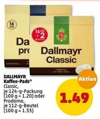 PENNY Dallmayr Kaffee-pads Angebot