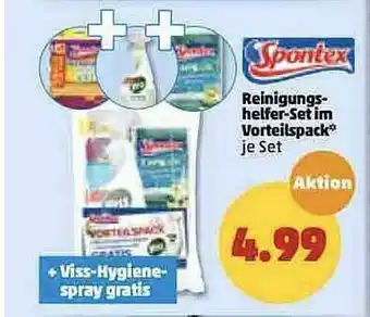 PENNY Spontex Reinigungshelfer-set Im Vorteilspack Angebot