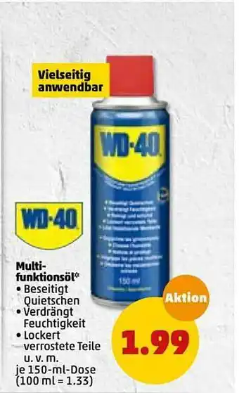 PENNY Wd-40 Multifunktionsöl Angebot