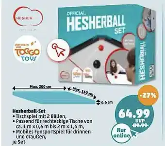 PENNY Hesherball-set Toggo Toys Angebot