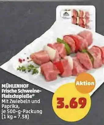 PENNY Mühlenhof Frische Schweine-fleischspieße Angebot