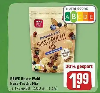 REWE Rewe Beste Wahl Nuss-frucht Mix Angebot