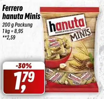 Simmel Ferrero Hanuta Minis 200 g Angebot