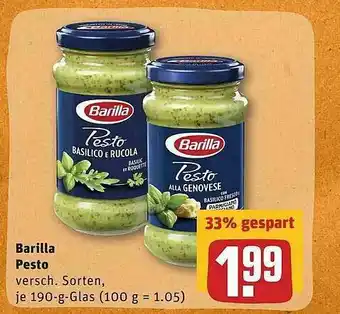 REWE Barilla Pesto Angebot