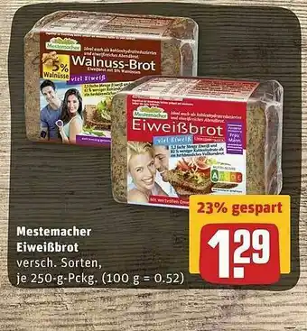 REWE Mestemacher Eiweißbrot Angebot