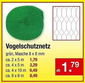 Zimmermann Vogelschutznetz Angebot