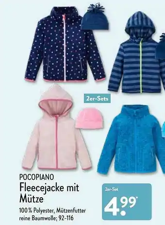 Aldi Nord Pocopiano Fleecejacke Mit Mütze Angebot