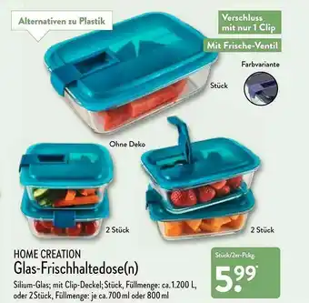 Aldi Nord Home Creation Glas-frischhaltedose(n) Angebot