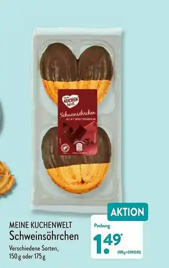 Aldi Nord Meine Kuchenwelt Schweinsöhrchen Angebot