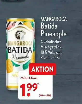 Aldi Nord Mangaroca Batida Pineapple Angebot