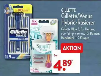 Aldi Nord Gillette Oder Venus Hybrid-rasierer Angebot