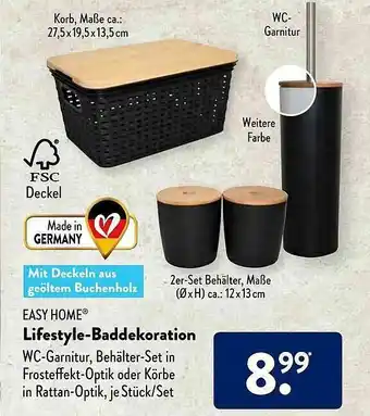 Aldi Süd Easy Home Lifestyle-baddekoration Angebot