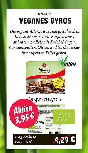 Temma Veganes Gyros Angebot