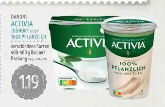 Edeka Struve Danone Activia Joghurt Oder 100% Pflanzlich Angebot