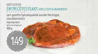 Edeka Struve Gutfleisch Entrecôtesteaks Grillfertig Mariniert Angebot