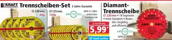 Norma Kraft Werkzeuge Trennscheiben Set oder Diamant Trennscheibe Angebot