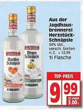 Edeka Aus der jagdhaus brennerei herzstück schnäpsle Angebot