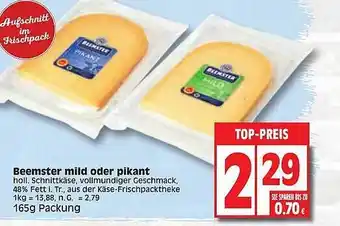 Edeka Beemster mild oder pikant Angebot