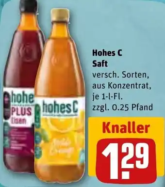 REWE Hohes C Saft 1 L-Fl. Angebot