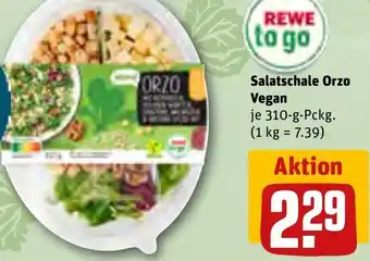 REWE Salatschale Orzo Vegan 310 g Pckg. Angebot