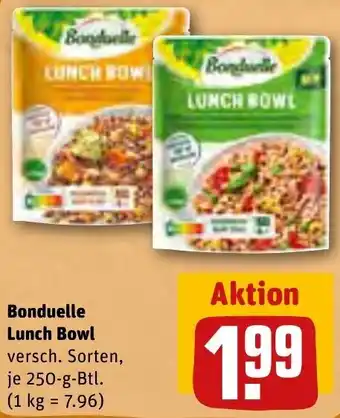 REWE Bonduelle Lunch Bowl 250 g Btl. Angebot