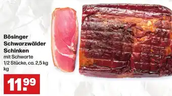 Handelshof Bösinger Schwarzwälder Schinken ca. 2,5 kg Angebot