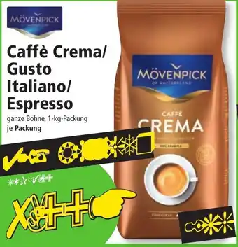 Norma Mövenpick Caffé Crema/ Gusto Italiano/ Espresso 1kg Angebot