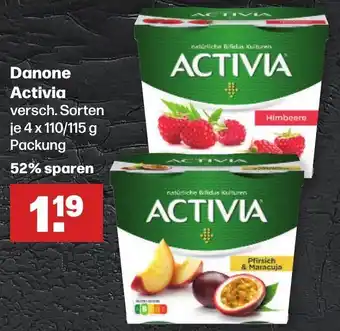 Handelshof Danone Activia 4x110/115 g Packung Angebot